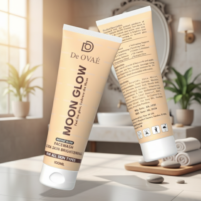 de ovaÉ moon glow face wash